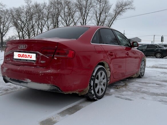 2009 Audi A4 IV (B8), красный, 740000 рублей - вид 8