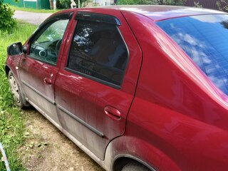 2013 Renault Logan I Рестайлинг, красный, 430000 рублей, вид 4