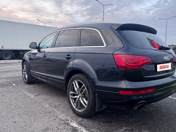 2012 Audi Q7 I (4L) Рестайлинг, синий, 1900000 рублей - вид 6