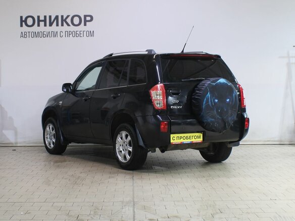 2014 Chery Tiggo (T11) I Рестайлинг (FL), чёрный - вид 1