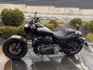 2019 Harley-Davidson Fat Bob, серый, 1700000 рублей, вид 1