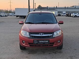 2013 Lada (ВАЗ) Granta I, красный, 595000 рублей, вид 2
