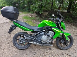 2008 Kawasaki ER-6N, зелёный, 400000 рублей, вид 1