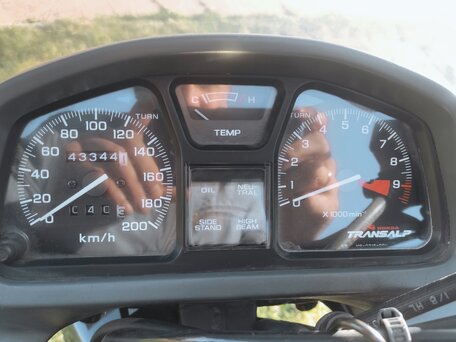 1995 Honda XL600V Transalp, пурпурный, 345000 рублей, вид 5