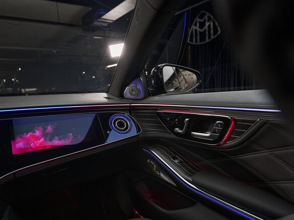 2026 Mercedes-Benz Maybach S-Класс 580 II (Z223) Рестайлинг, чёрный - вид 23