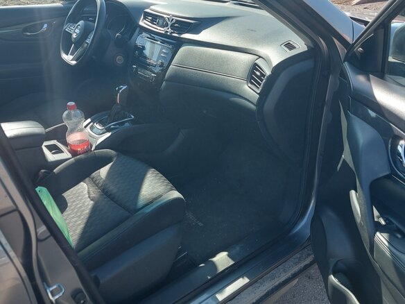 2017 Nissan Rogue II Рестайлинг, серый, 1320000 рублей - вид 7