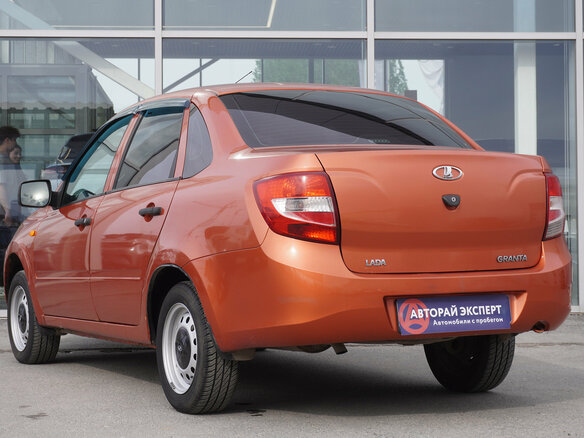 2014 Lada (ВАЗ) Granta I, оранжевый - вид 6