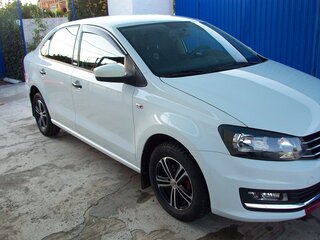 2016 Volkswagen Polo V Рестайлинг, белый, 1700000 рублей, вид 3