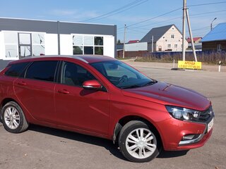 2018 Lada (ВАЗ) Vesta SW I, красный, 860000 рублей, вид 4