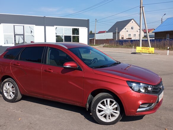 2018 Lada (ВАЗ) Vesta SW I, красный - вид 3