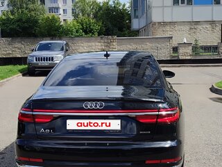 2019 Audi A8 Long 55 TFSI IV (D5), чёрный, 3700000 рублей, вид 5