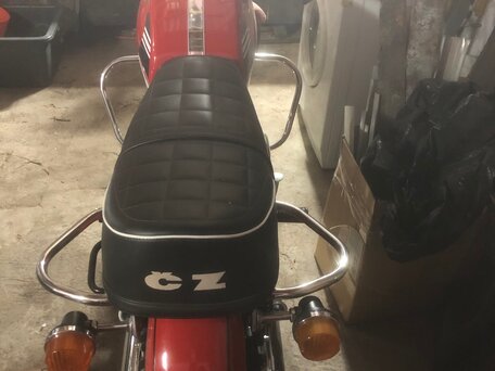 1987 CZ 350, красный, 800000 рублей, вид 1
