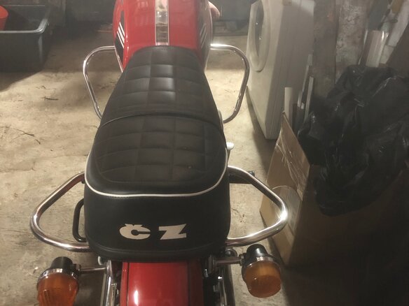 1987 CZ 350, красный, 800000 рублей