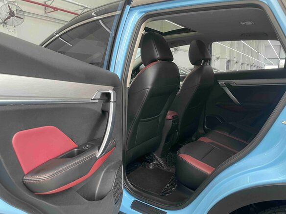 2022 Geely Binyue I Рестайлинг, голубой - вид 9