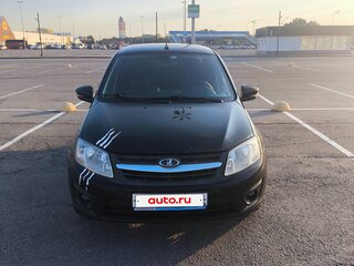 2016 Lada (ВАЗ) Granta I, чёрный, 340000 рублей, вид 1