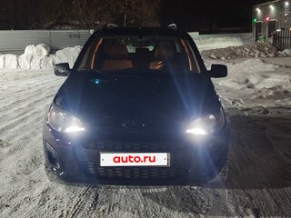 2014 Lada (ВАЗ) Kalina II, синий, 290000 рублей, вид 2