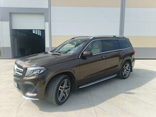 2015 Mercedes-Benz GLS 500 I (X166), коричневый, 3500000 рублей, вид 4