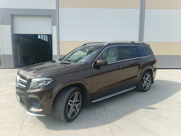 2015 Mercedes-Benz GLS 500 I (X166), коричневый, 3500000 рублей - вид 3