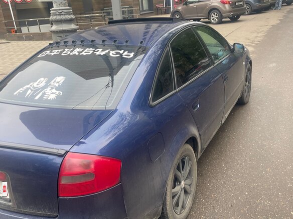1998 Audi A6 II (C5), синий, 380000 рублей - вид 3
