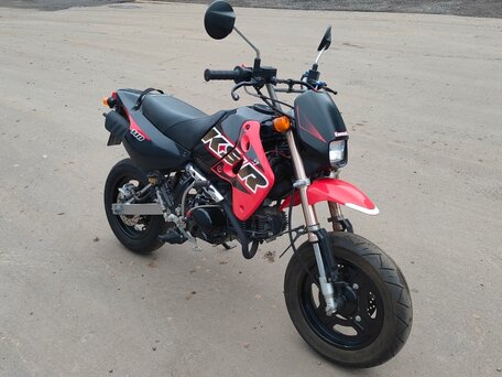 2007 Kawasaki KSR 110, красный, 189000 рублей, вид 2