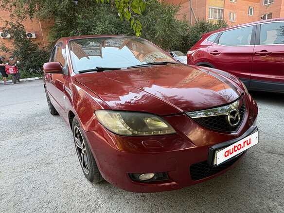 2008 Mazda 3 4-speed I (BK) Рестайлинг, красный, 651000 рублей - вид 7