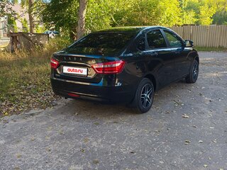 2016 Lada (ВАЗ) Vesta I, чёрный, 860000 рублей, вид 5