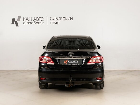 2011 Toyota Corolla X (E140, E150) Рестайлинг, чёрный - вид 3