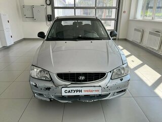 2006 Hyundai Accent ТагАЗ II, серебристый, 170000 рублей, вид 2