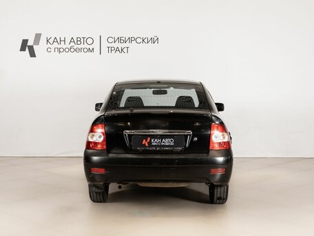 2009 Lada (ВАЗ) Priora I, чёрный, 238000 рублей, вид 4