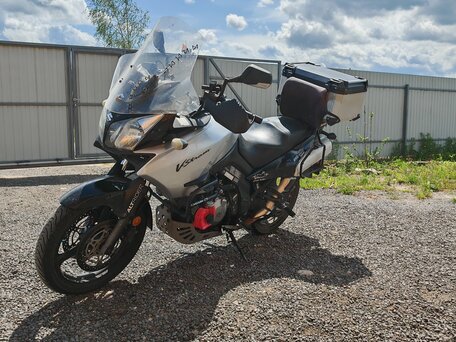 2008 Suzuki V-Strom 1000, серебристый, 499999 рублей, вид 4