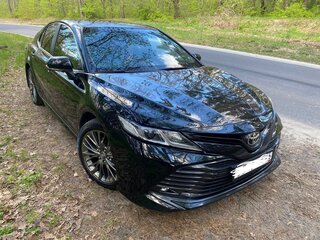 2018 Toyota Camry VIII (XV70), чёрный, 2800000 рублей, вид 2