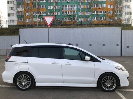 2009 Mazda 5 I (CR) Рестайлинг, белый, 935000 рублей, вид 4