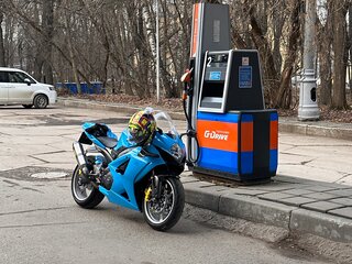2007 Suzuki GSX-R 1000, голубой, 800000 рублей, вид 3