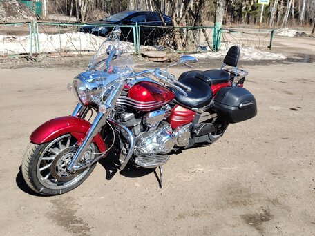 2012 Yamaha XV 1900, красный, 1300000 рублей, вид 1