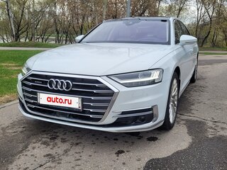 2018 Audi A8 Long 55 TFSI IV (D5), белый, 4500000 рублей, вид 2