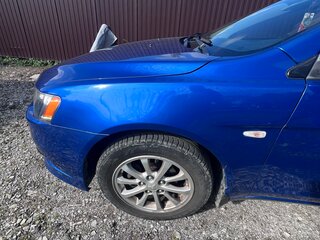 2011 Mitsubishi Lancer X Рестайлинг, синий, 900000 рублей, вид 2