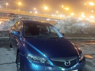 2007 Mazda 6 I (GG) Рестайлинг, синий, 430000 рублей, вид 3