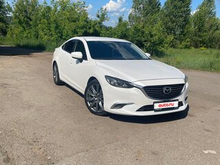 2017 Mazda 6 III (GJ) Рестайлинг, белый, 1200000 рублей, вид 1