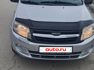 2013 Lada (ВАЗ) Granta I, серебристый, 420000 рублей, вид 3