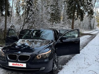 2008 BMW 5 серии 520i V (E60/E61) Рестайлинг, чёрный, 1150000 рублей, вид 3