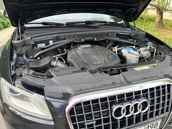 2014 Audi Q5 I (8R) Рестайлинг, синий, 2220000 рублей - вид 9