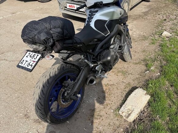2016 Yamaha MT-09 (FZ-09), синий, 565000 рублей - вид 3