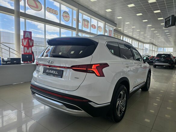2021 Hyundai Santa Fe IV Рестайлинг, белый, 3699000 рублей - вид 9