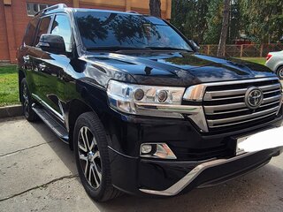 2016 Toyota Land Cruiser 200 Series Рестайлинг 2, чёрный, 8399000 рублей, вид 2