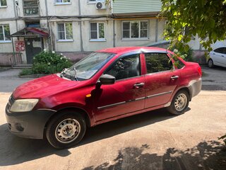 2013 Lada (ВАЗ) Granta I, красный, 210000 рублей, вид 4