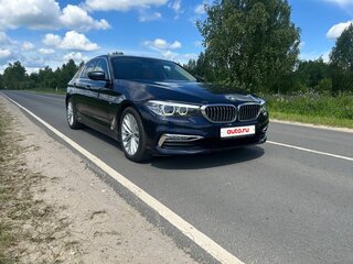 2018 BMW 5 серии 520d xDrive VII (G30/G31/G38), синий, 3400000 рублей, вид 3