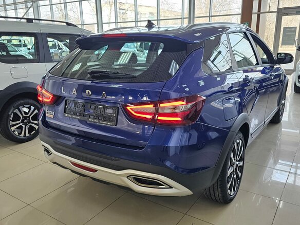2026 Lada (ВАЗ) Vesta SW I Рестайлинг (NG), синий - вид 3