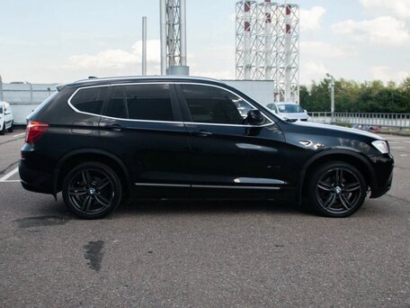 2010 BMW X3 28i xDrive II (F25), чёрный, 1290000 рублей, вид 4