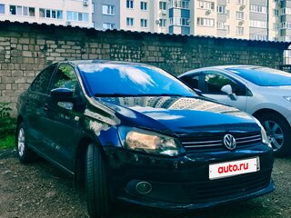 2012 Volkswagen Polo V, чёрный, 813000 рублей, вид 2