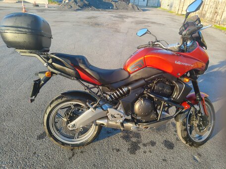 2007 Kawasaki Versys 650, оранжевый, 370000 рублей, вид 4